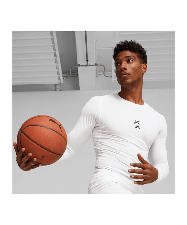 PUMA Hoops Team Sweatshirt Weiss F02 - weiss