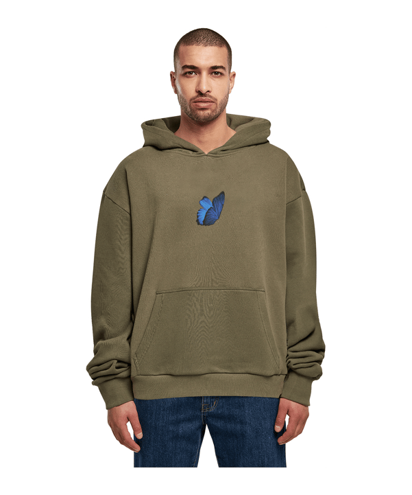 Mister Tee Le Papilloversized Hoody Grün - gruen