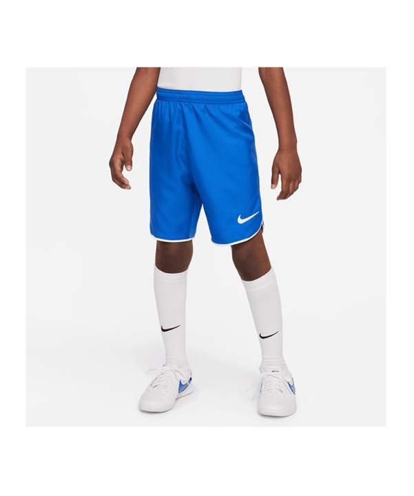 Nike Laser V Woven Short Kids Blau Weiss F463 - blau
