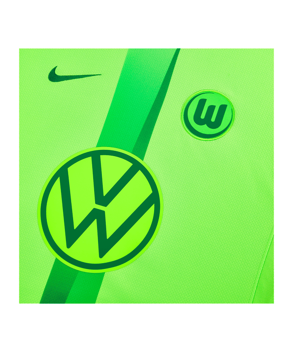 Nike VfL Wolfsburg Trikot Home 2024/2025 Grün F398 - gruen