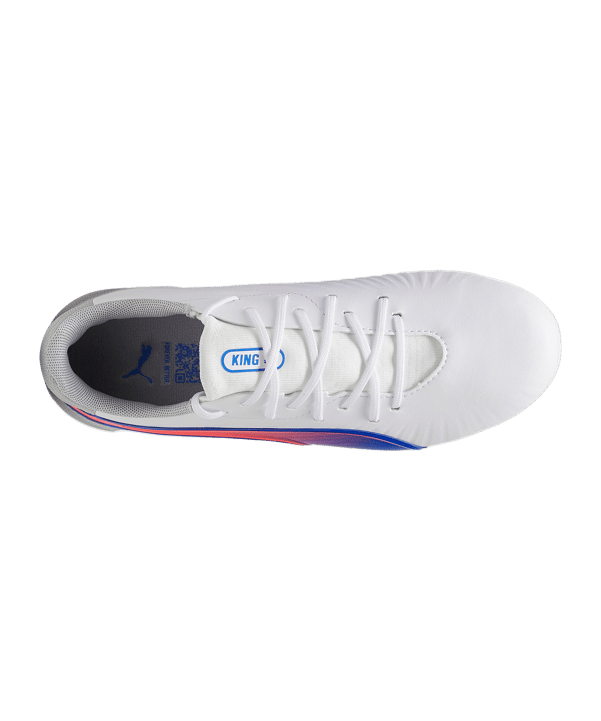 PUMA KING Match FG/AG Formula Jr Kids Weiss Blau F02 - weiss