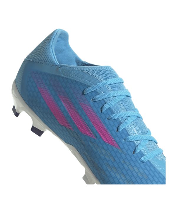 adidas X SPEEDFLOW.3 FG Sapphire Edge Blau Pink Weiss - blau