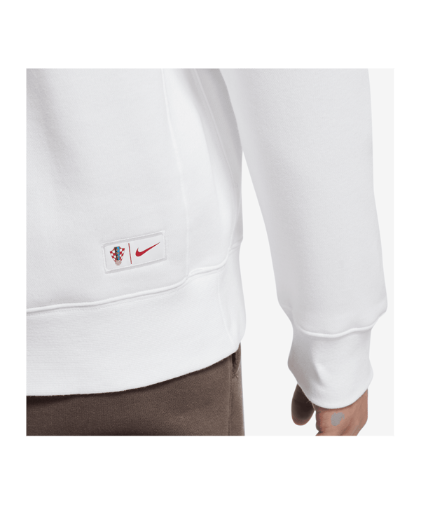 Nike Kroatien Hoody Weiss F100 - weiss