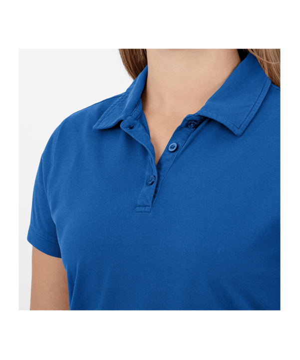 JAKO Doubletex Polo Shirt Damen Blau F400 - blau