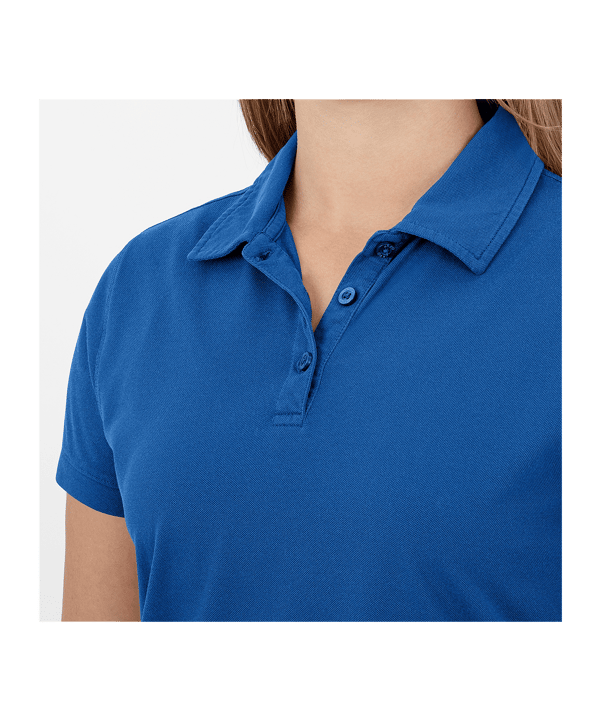 JAKO Doubletex Polo Shirt Damen Blau F400 - blau