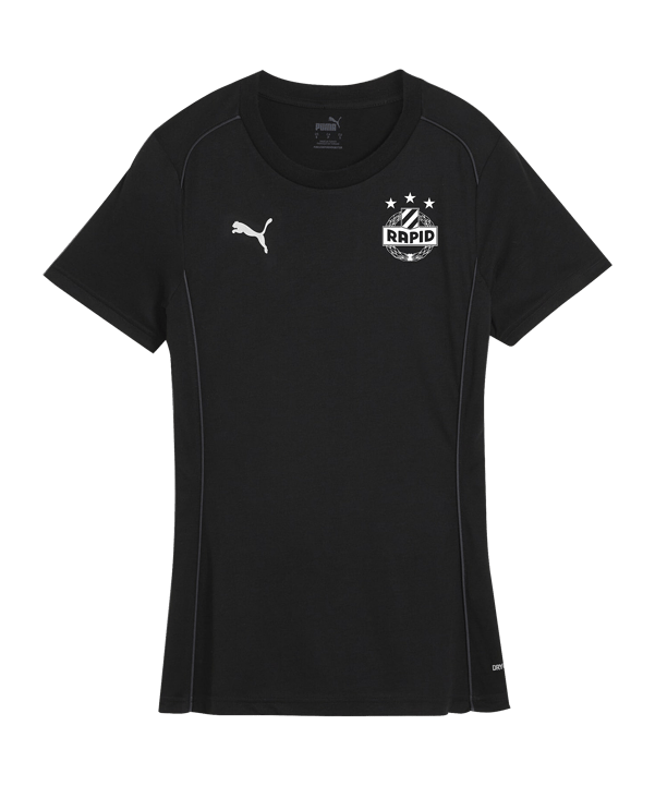 PUMA SK Rapid Wien Casual T-Shirt Damen Schwarz F03 - schwarz