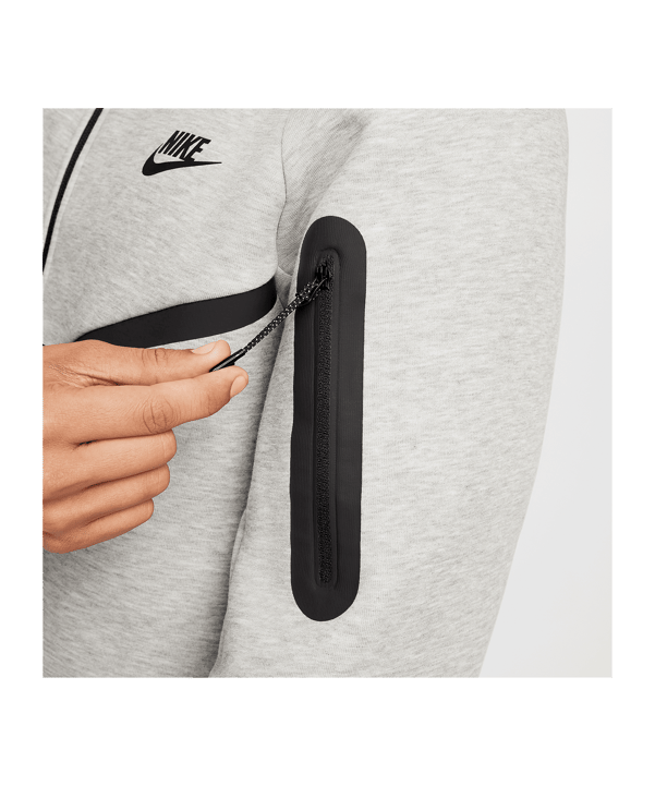 Nike Tech Fleece Full-Zip Windrunner Jas met capuchon Grijs K063 - grijs
