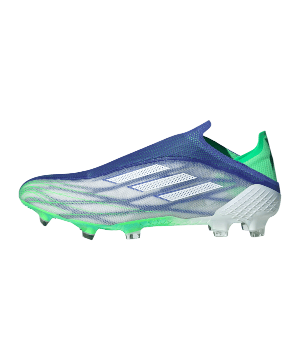 adidas X Speedflow+ Adizero FG Weiss Lila Grün - weiss