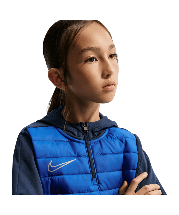 Nike Academy Winter Warrior Drilltop Kids Blau F410