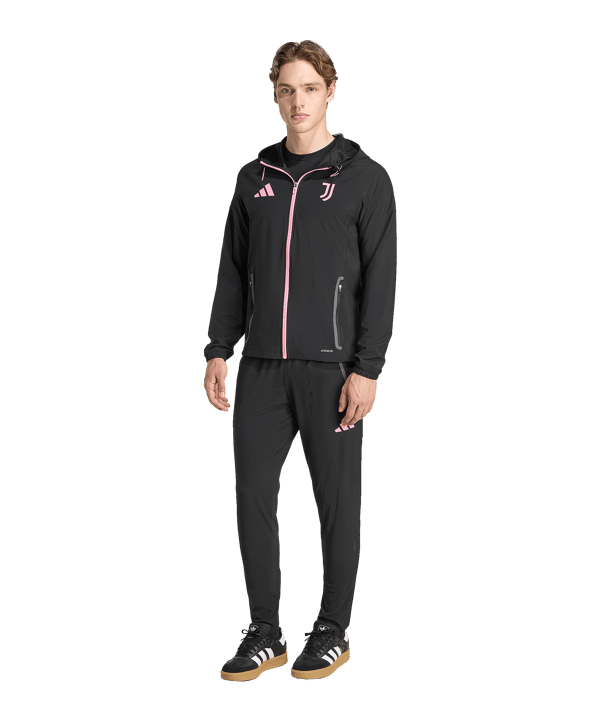 adidas Juventus Turin Vis Tech Travel Jacke Schwarz - schwarz