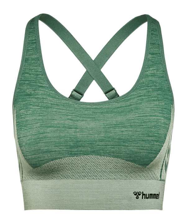 Hummel hmlCLEA Sport-BH Damen Grün F6465 - gruen