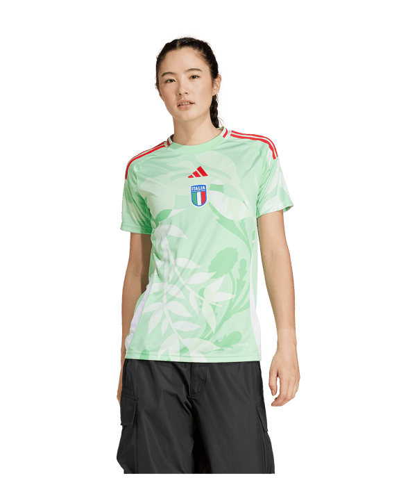 adidas Italien Trikot Auswärts EM 2025 Damen Grün - gruen