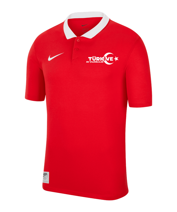 Nike TFF Polo Rot - rot