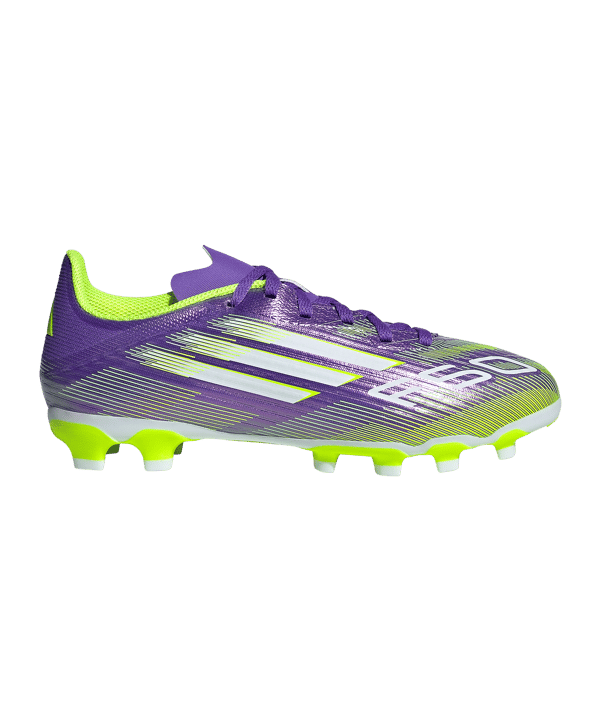 adidas F50 League MG Radiant Blaze Kids Lila - lila