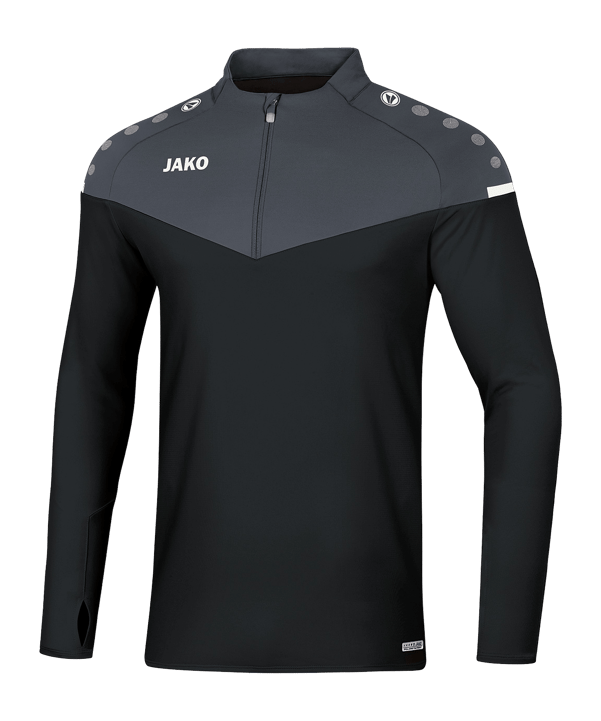 JAKO Champ 2.0 Ziptop Schwarz F08 - schwarz