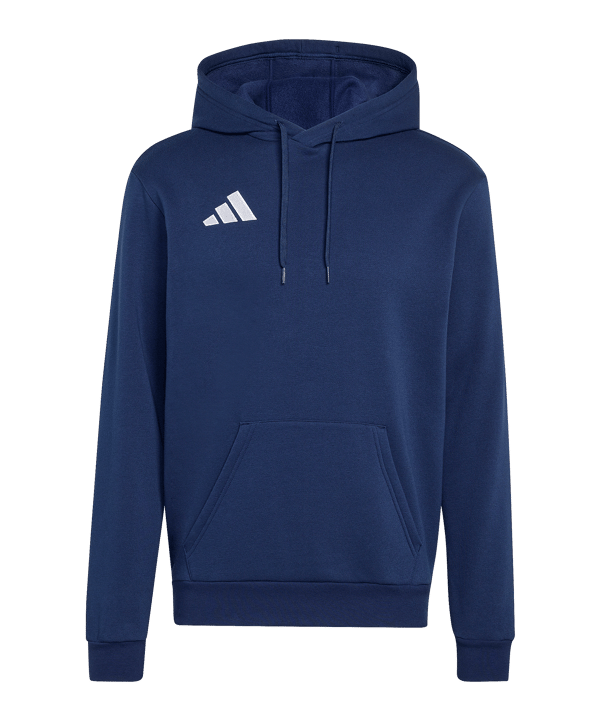 adidas Entrada 26 Hoody Dunkelblau - weiss