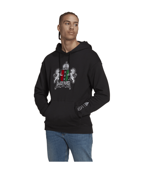adidas Ajax Amsterdam Hoody Schwarz - schwarz