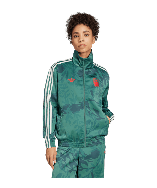 adidas Italy Track Sweatshirt Damen Grün - gruen