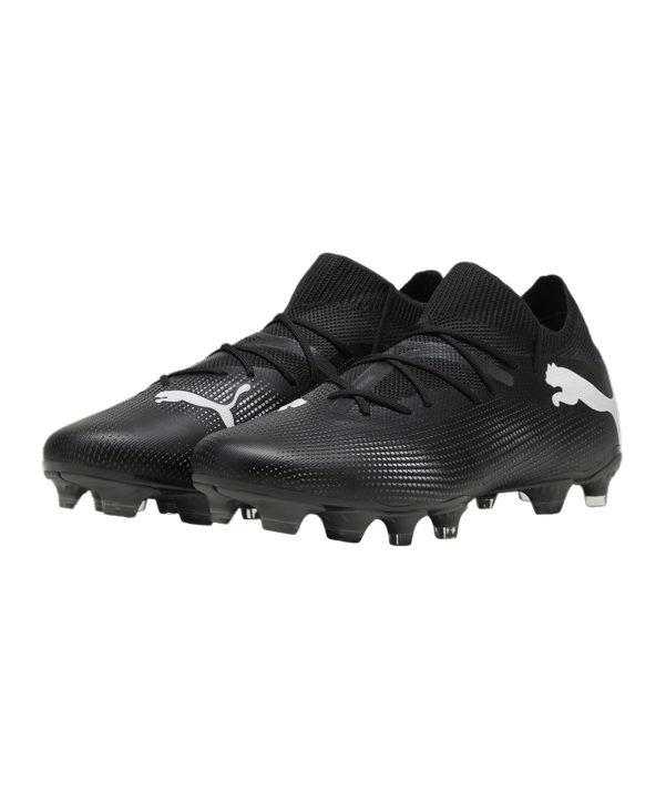 PUMA FUTURE 7 Match FG/AG Eclipse Schwarz Weiss F02 - schwarz
