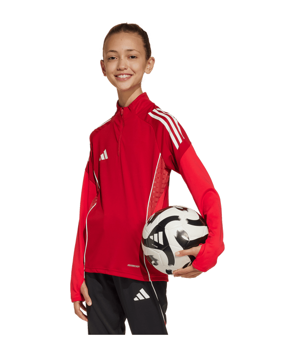 adidas Tiro 25 Competition Sweatshirt Kids Rot - rot