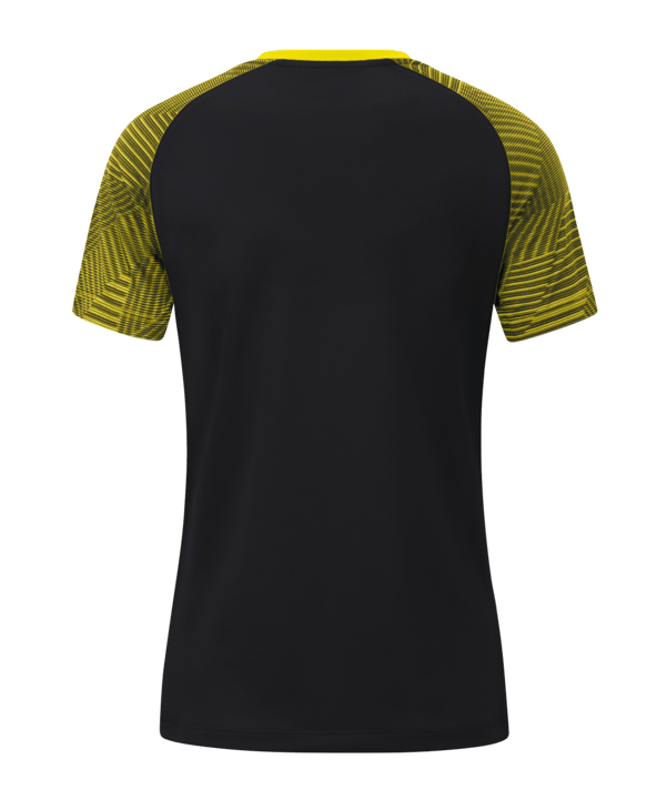 JAKO Performance T-Shirt Damen Schwarz Gelb F808 - schwarz