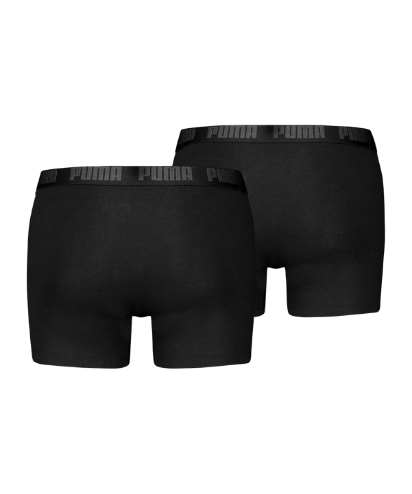 PUMA Everyday Basic Boxer 2er Pack Schwarz F002 - schwarz