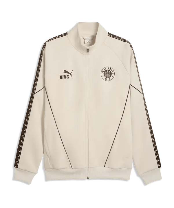 PUMA FC St. Pauli KING Anthem Veste Blanc C10 - blanc