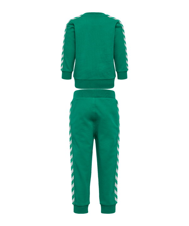 Hummel Bille Trainingsanzug Kids Grün F6313 - gruen