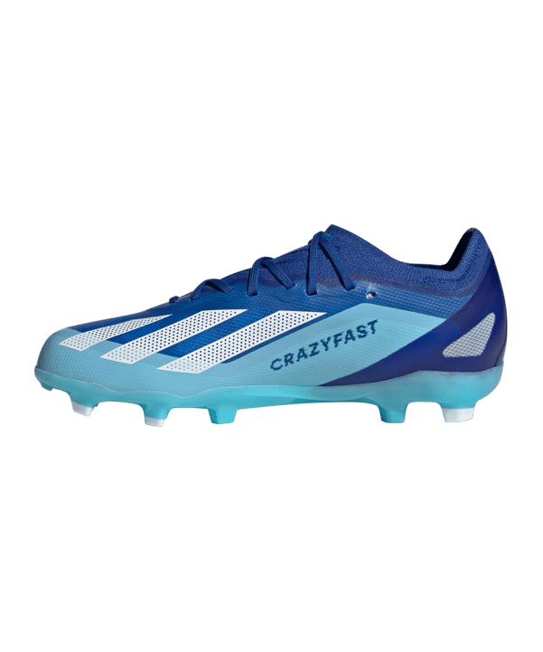 adidas X Crazyfast.1 FG Marinerush Kids Blau Weiss Orange - blau