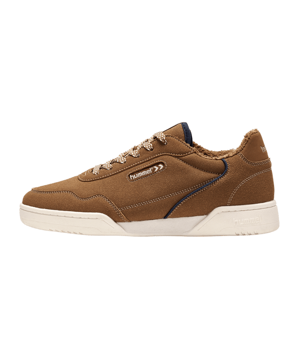 Hummel Forli Synth. Suede Sneaker Braun F8020 - braun