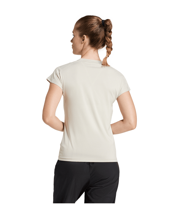 adidas Aeroready T-Shirt Damen Grau - grau