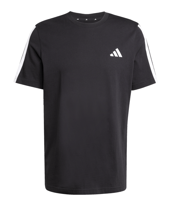 adidas 3 Stripes T-Shirt Schwarz - schwarz