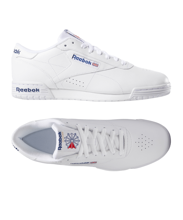 Reebok Ex-O-Fit Low Clean Logo Weiss - weiss
