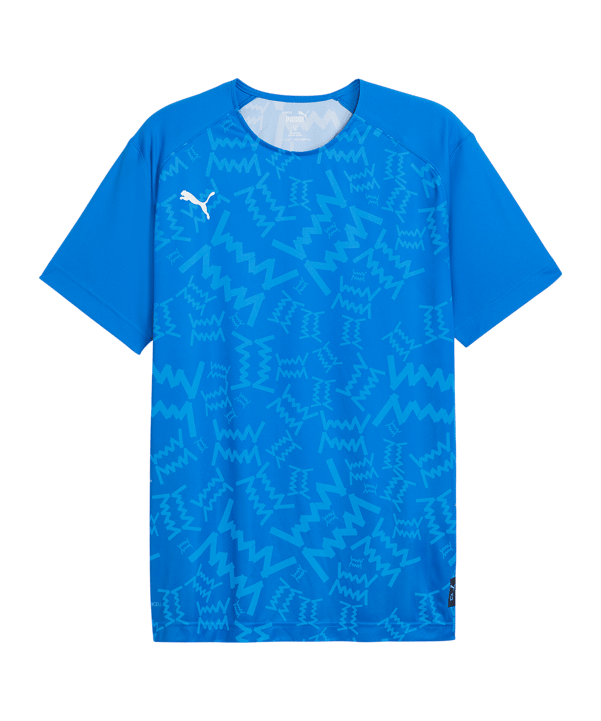 PUMA Teamjaws Graphic Ss Shooting Hemd Blau F07 - blau