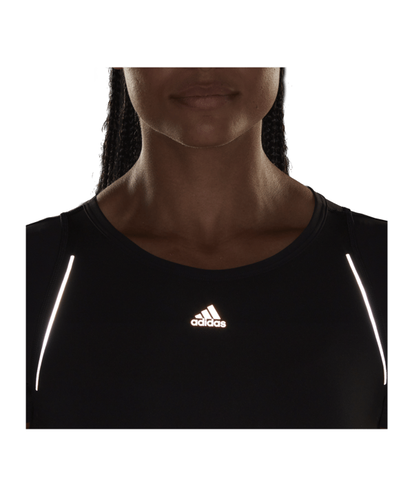 adidas WTR Cropped T-Shirt Damen Schwarz Grau - schwarz