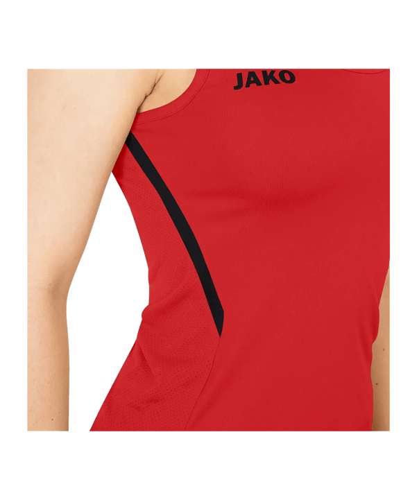 JAKO Challenge Tanktop Damen Rot Schwarz F101