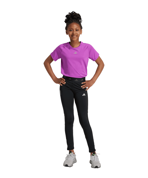 adidas pantalone  bambini nero - nero