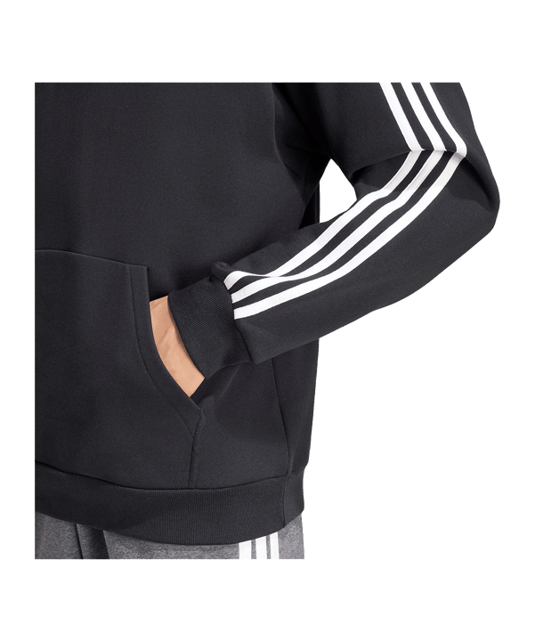 adidas Essentials 3-Stripes French Terry Sweatshirt à capuche Noir - noir