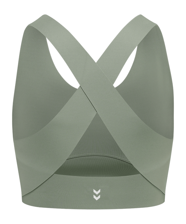 Hummel hmlMT Grace Sport-BH Damen Grün F2103 - gruen