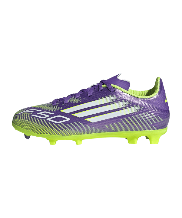 adidas F50 League FG/MG Radiant Blaze Kids Lila - lila