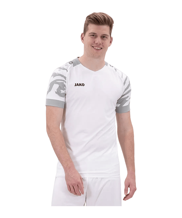 JAKO Wild Trikot Weiss Grau F010 - weiss