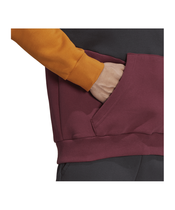 adidas Hoody Grau Lila Gelb - grau