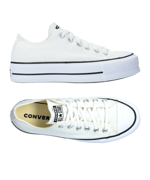 Converse Chuck Taylor AS Lift OX Damen Weiss - weiss