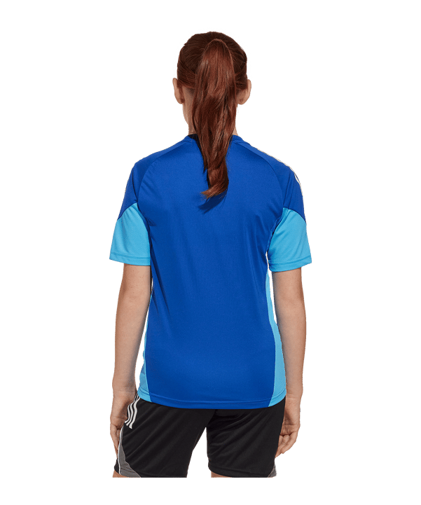 adidas Tiro 25 Competition Trainingsshirt Kids Blau - blau
