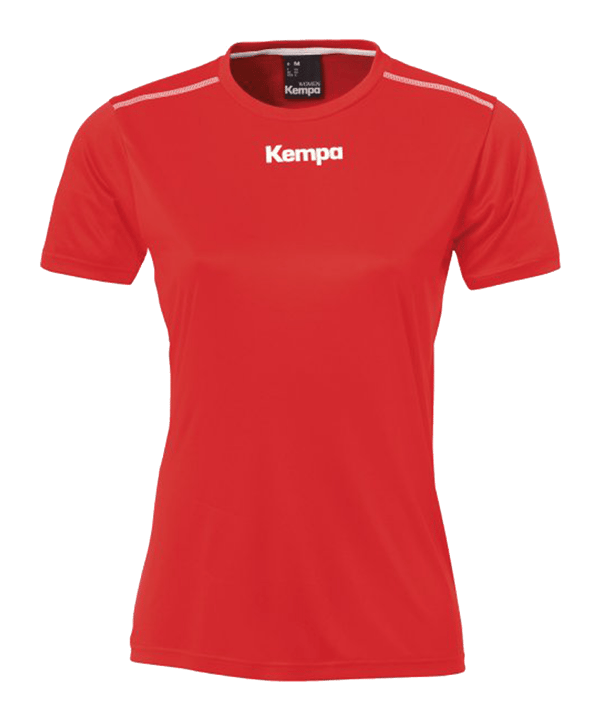 Kempa Poly T-Shirt Damen Rot F02 - rot