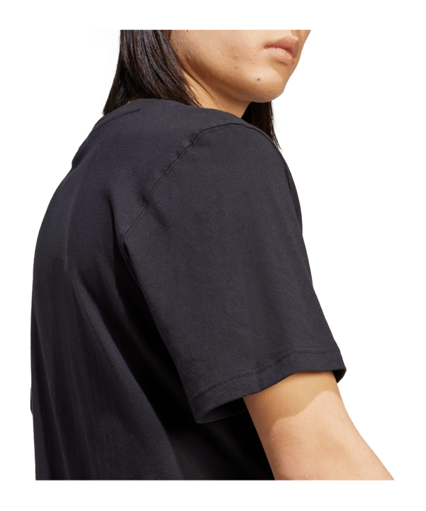 adidas Originals Essentials T-Shirt Schwarz Weiss - schwarz