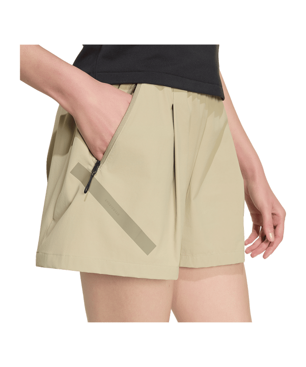 adidas Z.N.E Short Damen Braun - braun