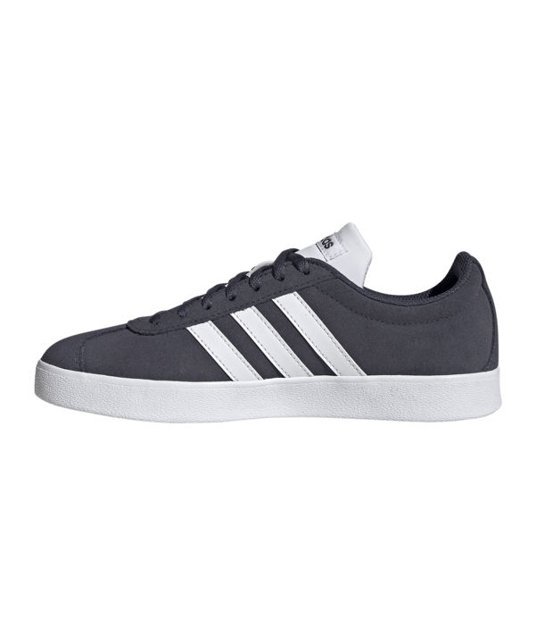 adidas VL Court 2.0 Suede Shoes Blue - blau