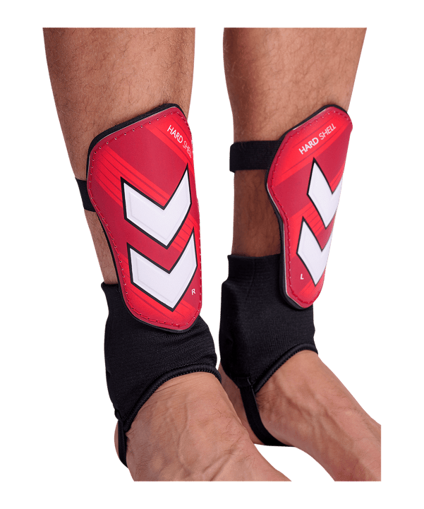 Hummel hml Hard Shell Schienbeinschoner Rot F4120 - rot