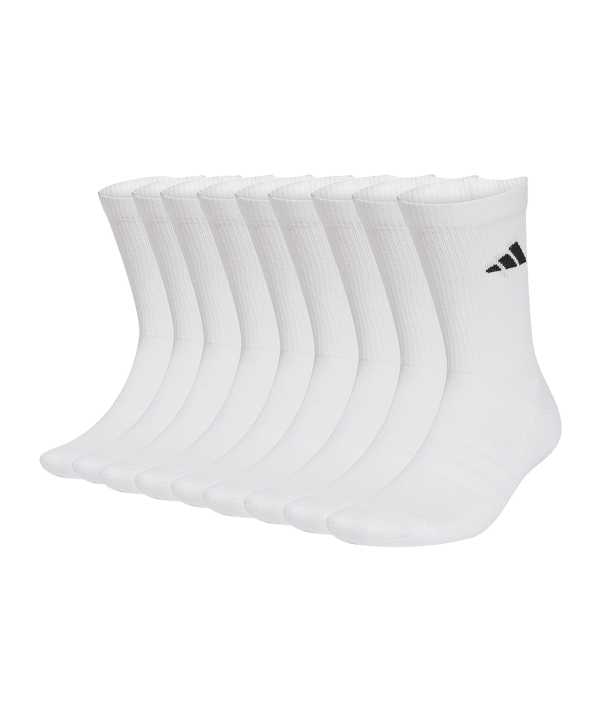 adidas Crew 10er Pack Socken Weiß - weiss